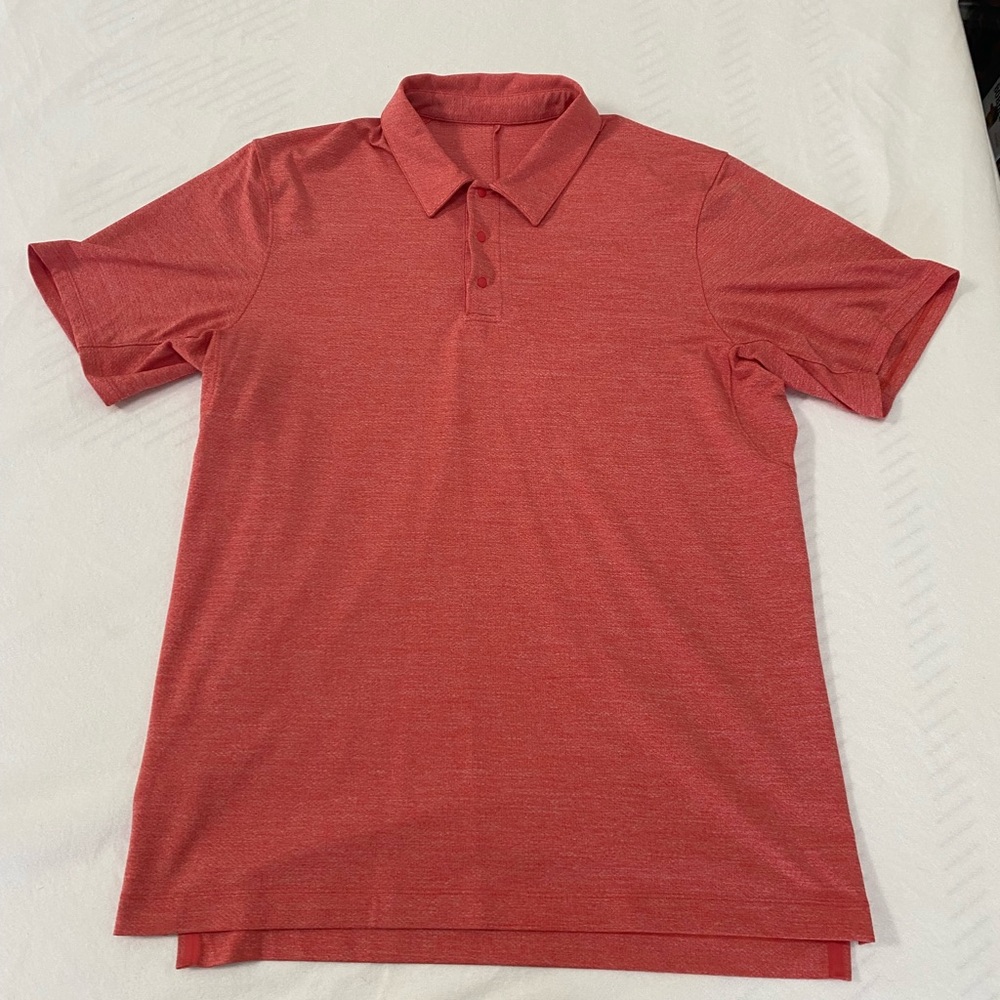Lululemon Snap Front Performance Short Sleeve Polo